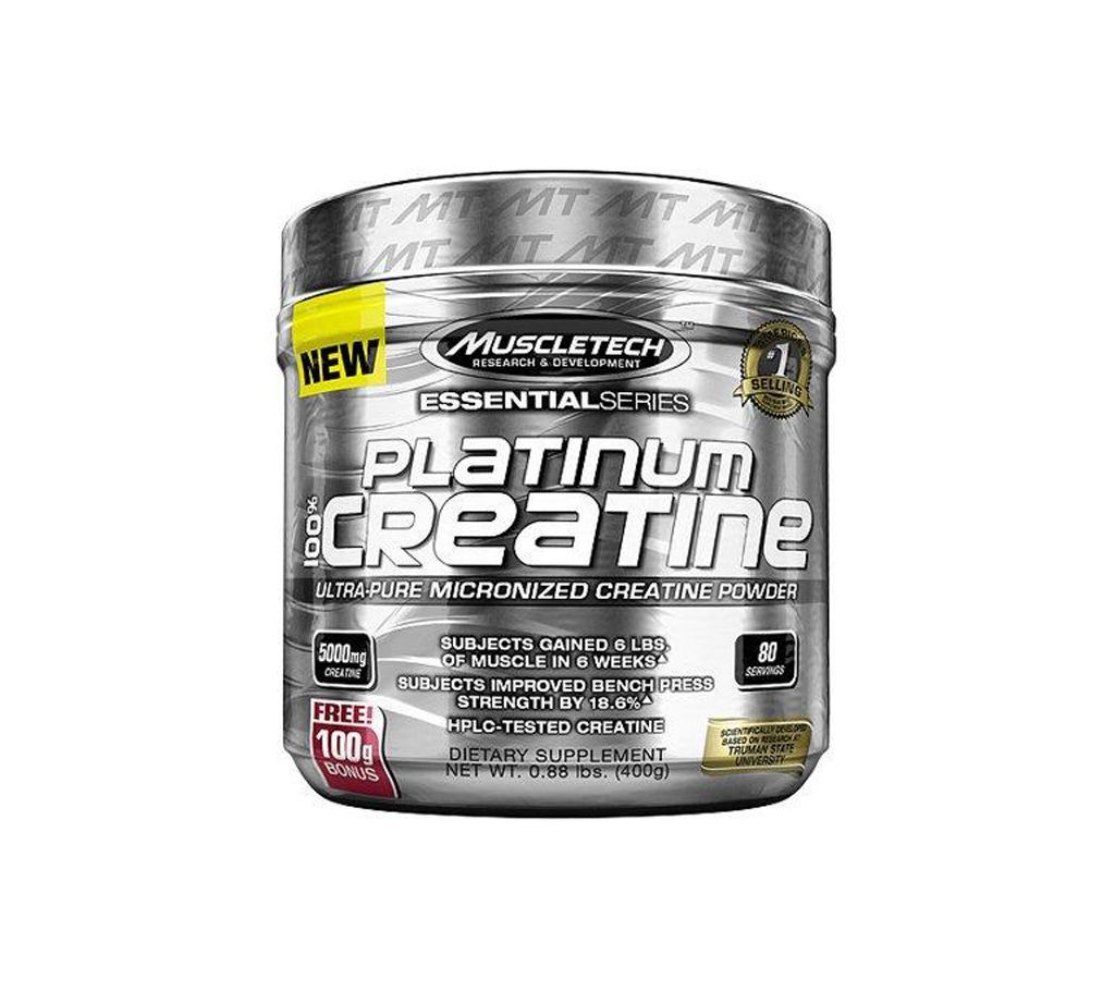 MuscleTech Platinum 100% Creatine Powder, 80 Servings USA