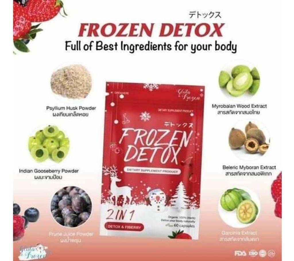 FROZEN DETOX 2 IN 1 SLIMING CAPSUL 60 CAPSULE THAILAND