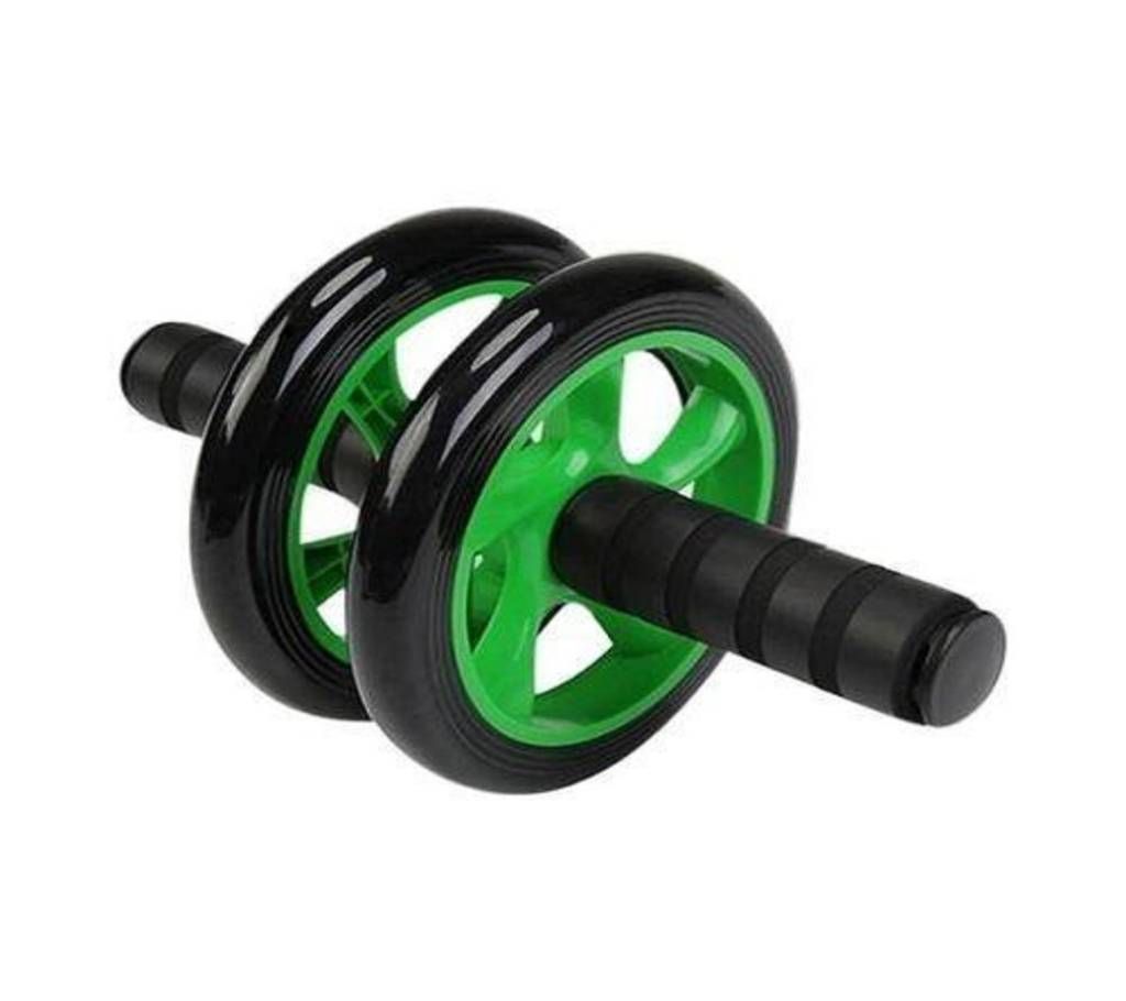 Braked AB Exercise Wheel - Black and Green
