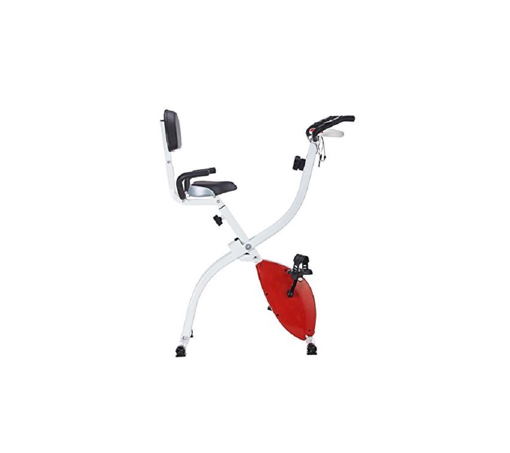FOLDABLE X BIKE WITH BACK SEAT CYCLING MACHINE 