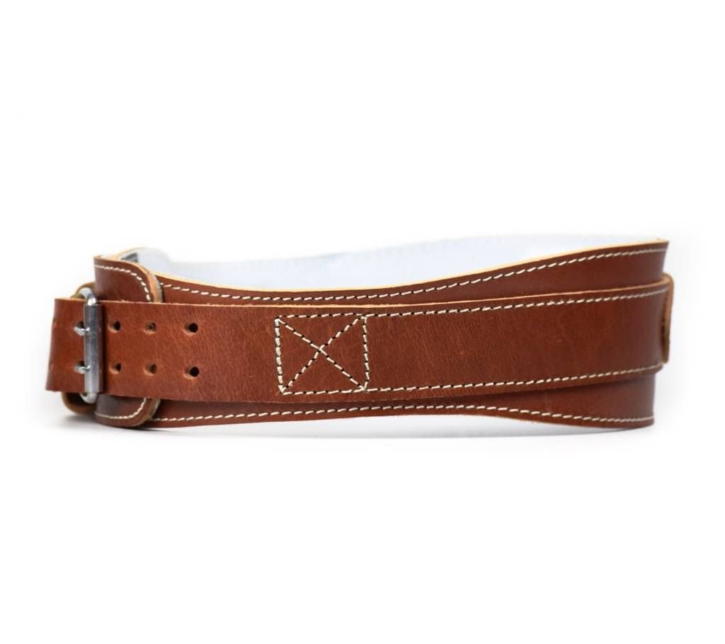 4-inch Leather Contour Weight Lifting Belt