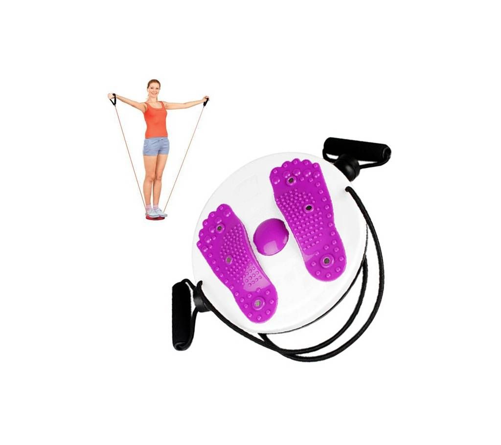 Waist Twister Pad with Resistance Band
