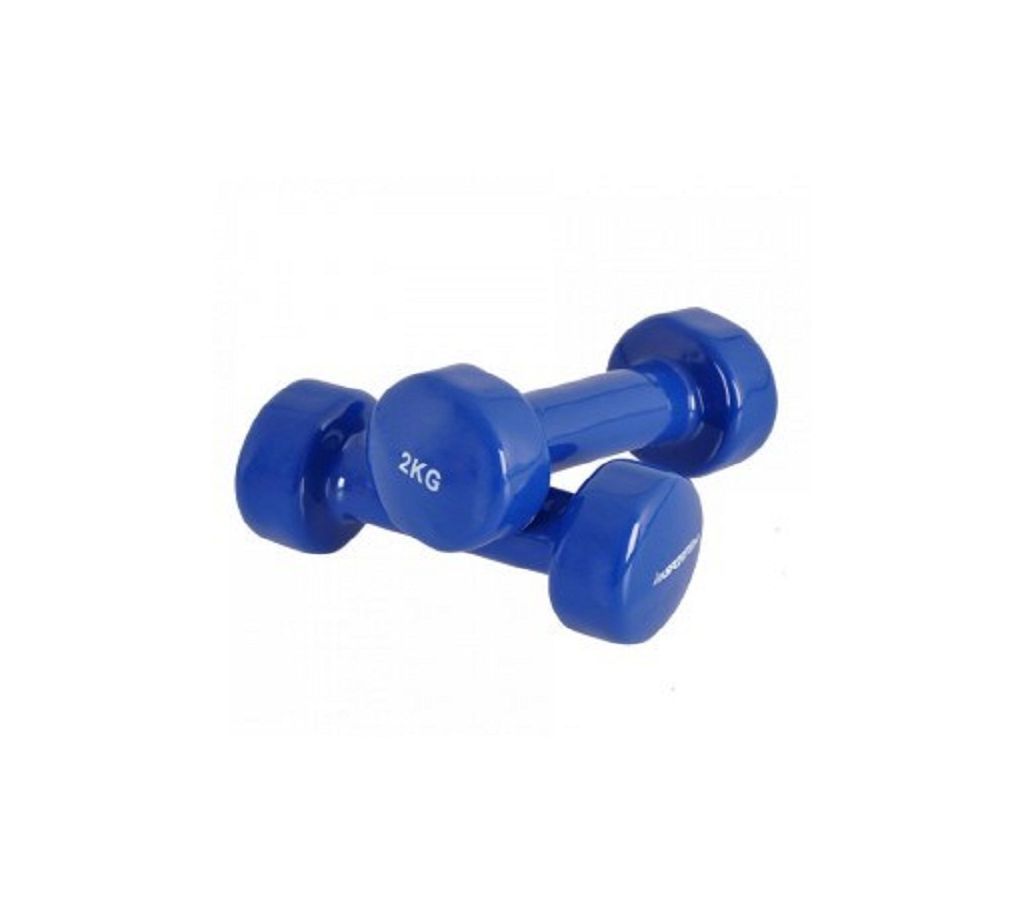 Vinyle Dumbbell  2 Kg Pair Multi Colour