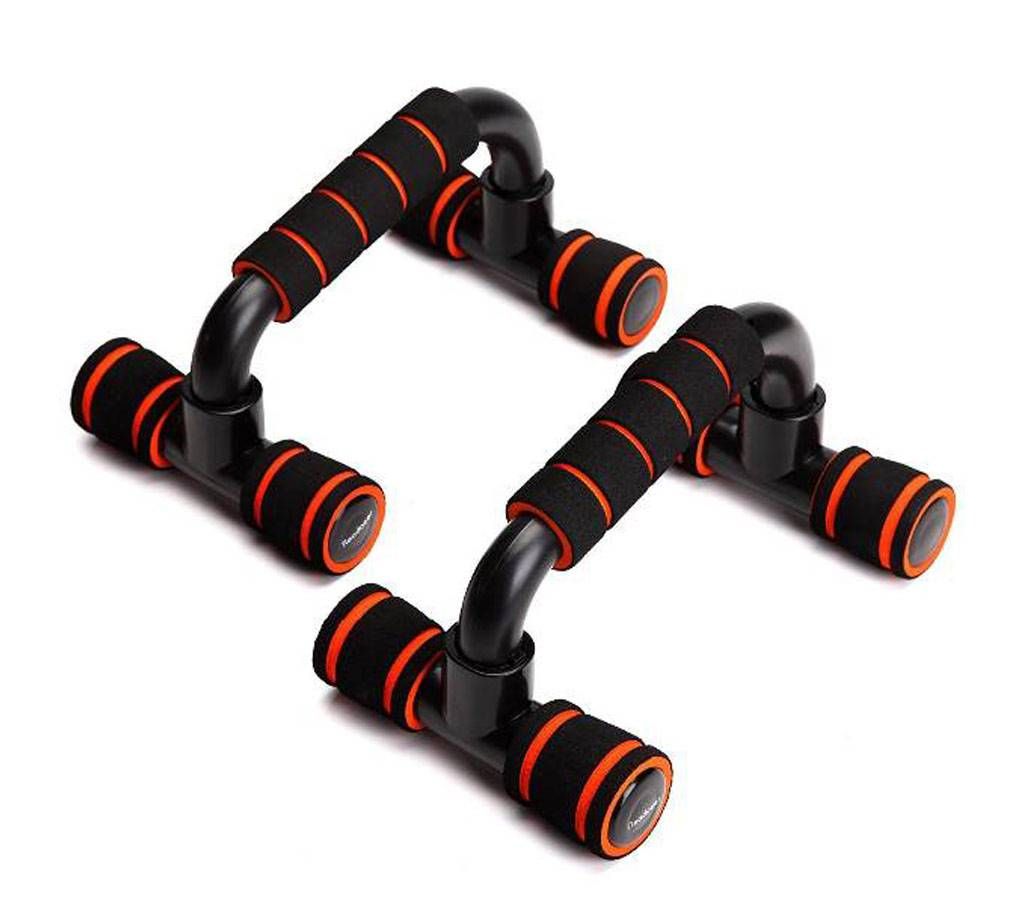 TVC Push Up Bars - Silver and Black