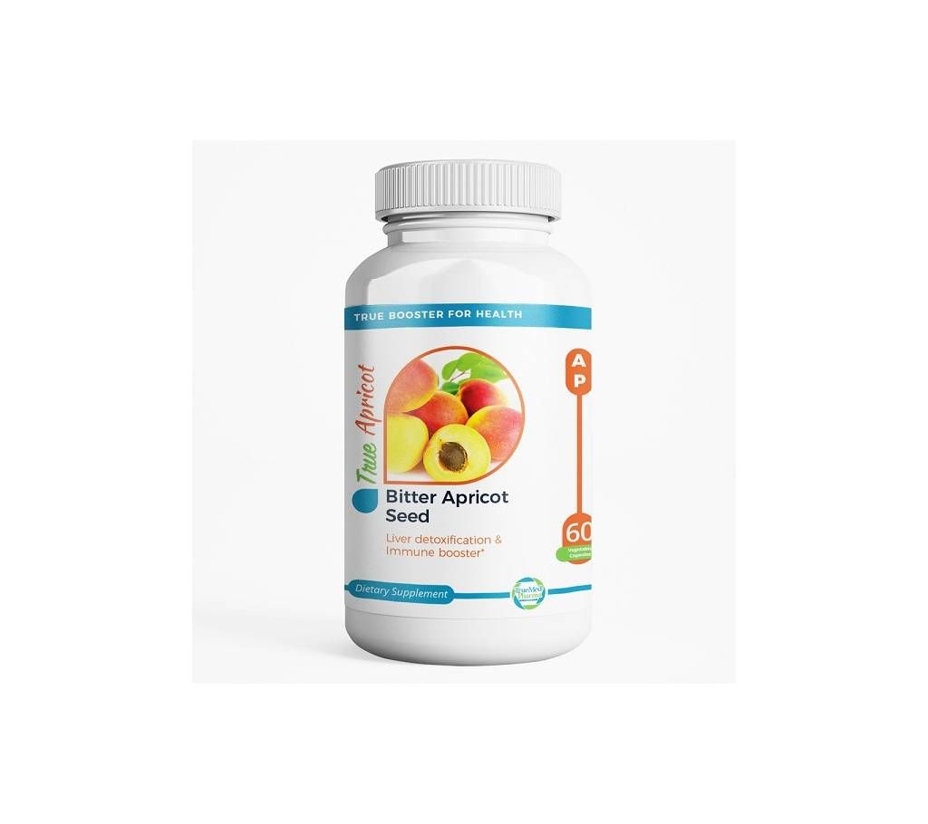 Bitter apricot Seed capsule 60pcs USA