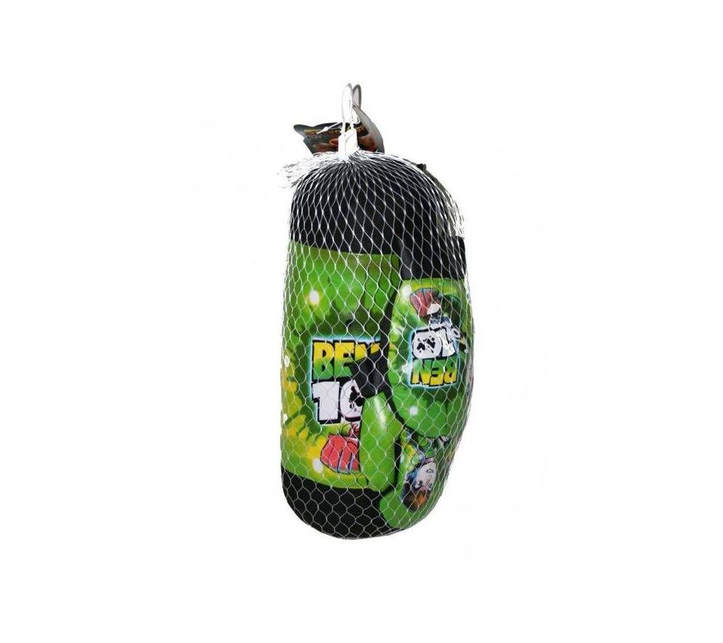 Punching Bag Set with Gloves For Kids 1.5 feet - multicolour
