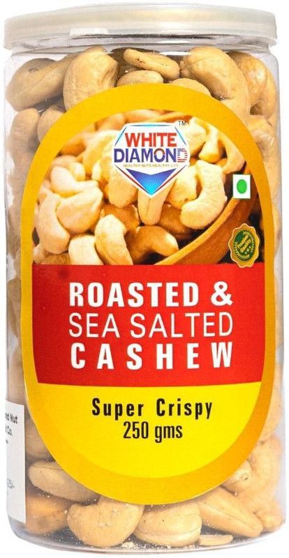 White Diamond Roasted Cashew Cashews  (250 g)