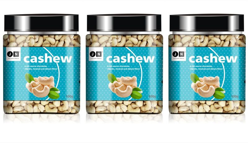 JN Premium Cashews Pack Of 3 (100gx3) || Kaju 300 Gms|| Cashews (3 X 100 G) Cashews  (3 x 100 g)