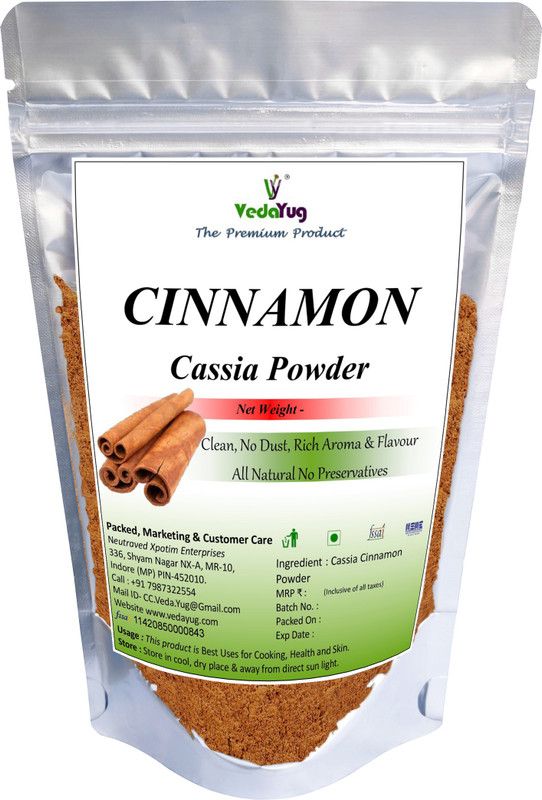 VY VedaYug Premium Cinnamon Powder ( Cassia Cinnamon / Dalchini Powder ) 200g  (200 g)
