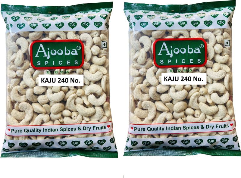 Ajooba Cashew Combo Pack of 2 (2*250gms) Cashews  (2 x 250 g)