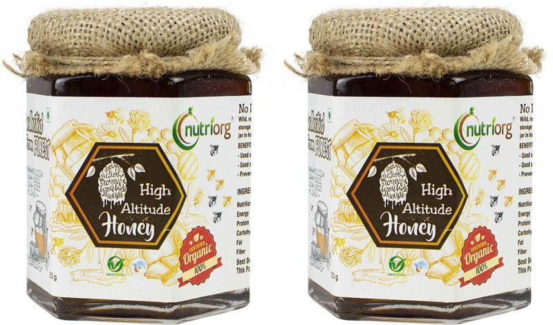 Nutriorg High Altitude Honey 500 G.  (2 x 250 g)