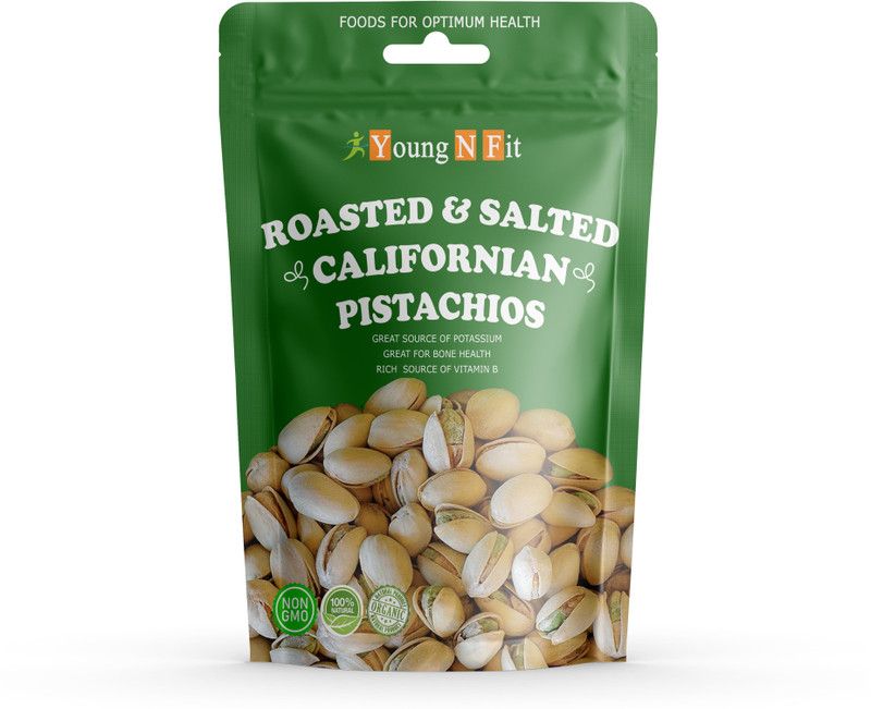 Young N Fit Californian Roasted & Salted Pistachios Pistachios Ultra Pistachios  (200 g)