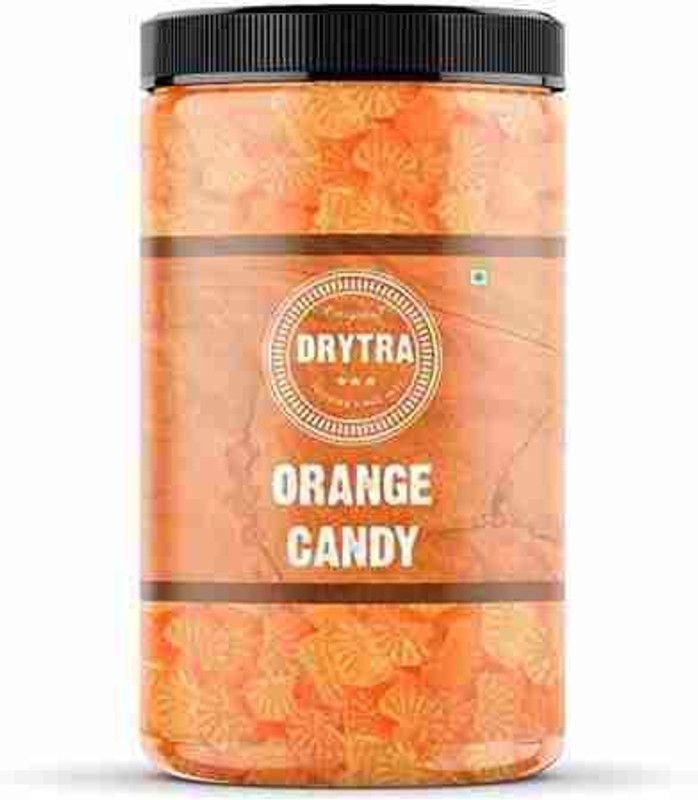 Drytra Orange Flavoured Candy| Sweet and Juicy Orange I Sweet Hard Candy (Jar Pack) orange Candy  (400 g)