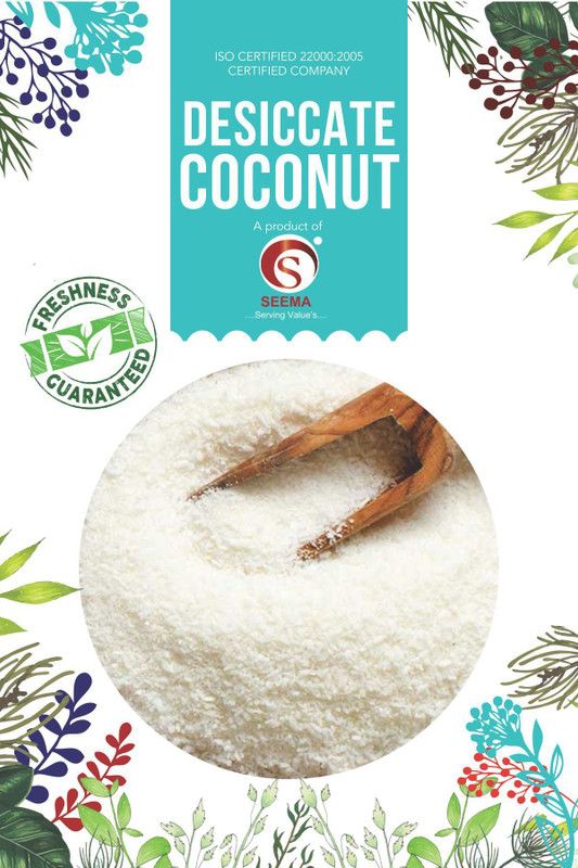 Seema DESICCATED COCONUT / KOPRA BURADA / COCONUT POWDER / FLAKES 200G  (200 g)