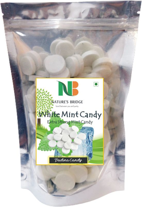 Nature's Bridge Mint Candy / Strong Mint Flavored Candy / Pudina Candy / Pudina Goli - 400 Gm Mint Candy  (400 g)