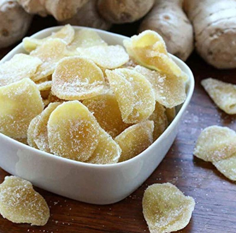 RAMDEV DELIGHT Sweet Dried Ginger Slices (Mouth Freshners), 200g Sweet, Ginger Flavoured Mouth Freshener  (200 g)