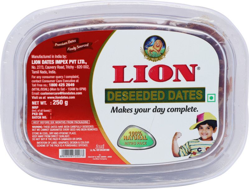 LION Deseeded Dates  (250 g)