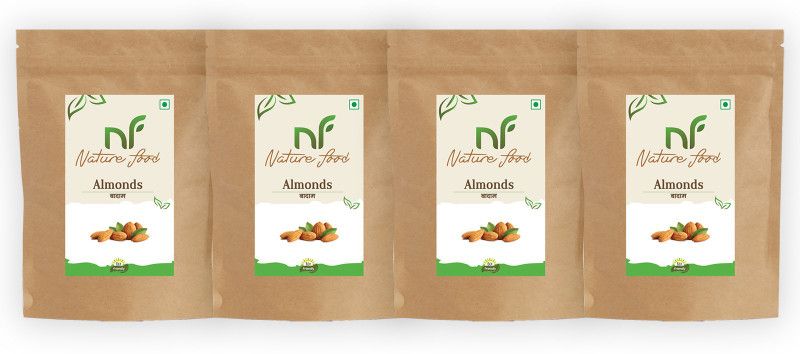 Nature Food Best Quality Almonds/ Badam - 1KG (250GMx4) Almonds  (4 x 0.25 kg)