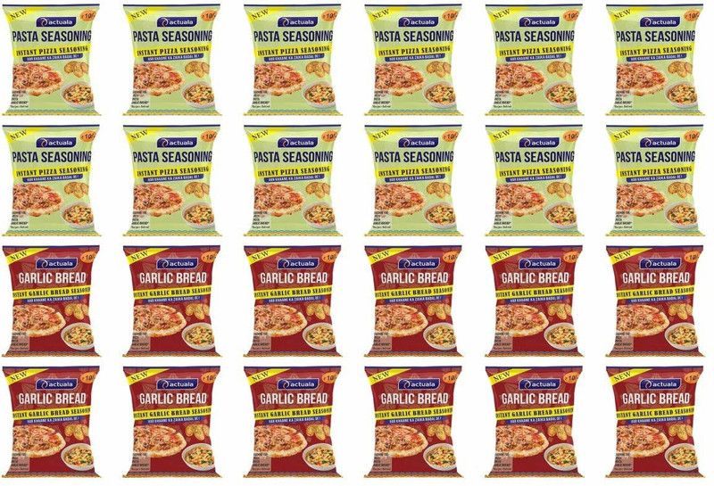 AACTUALA Pasta Seasoning | Garlic Bread Seasoning (10g Each) - Pack of 24  (240 g)