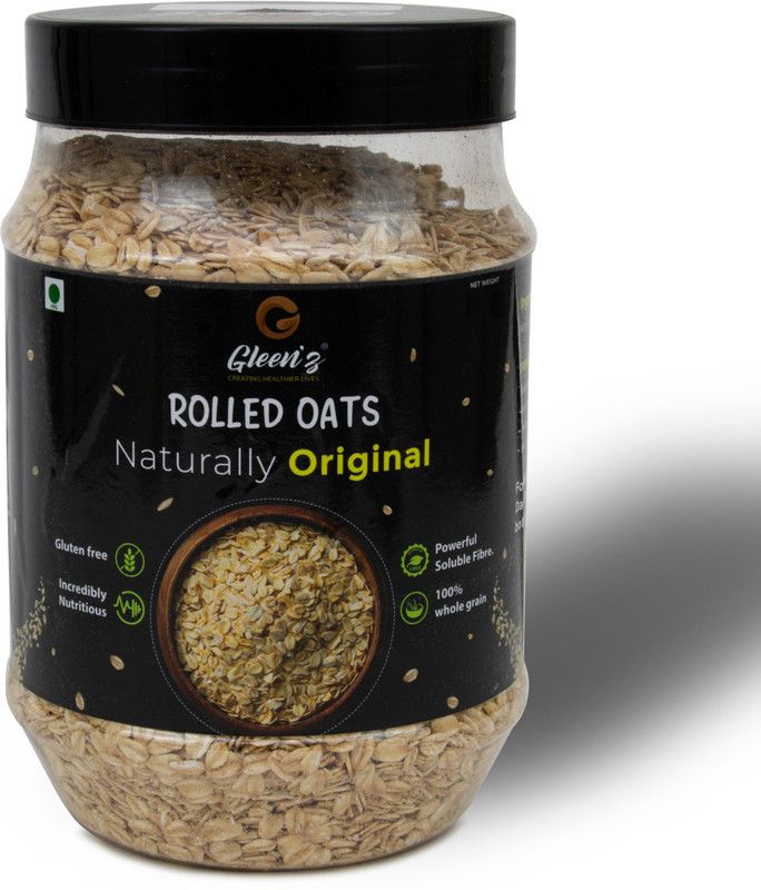 gleenz Rolled Oats 1 kg Plastic Bottle  (1 kg)