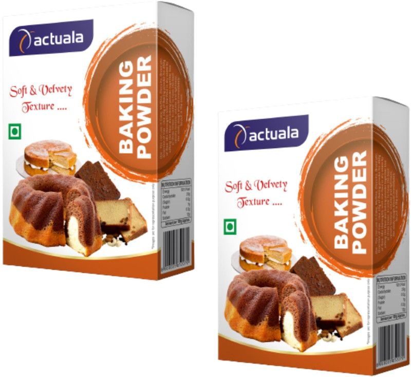 AACTUALA Aluminum-Free Baking Powder for Cooking - Pack of 2 Baking Powder  (2 x 100 g)