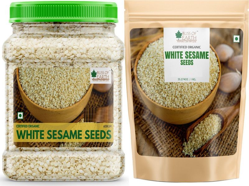 Bliss of Earth Sesame Seeds Sesame Seeds  (1.6 kg, Pack of 2)