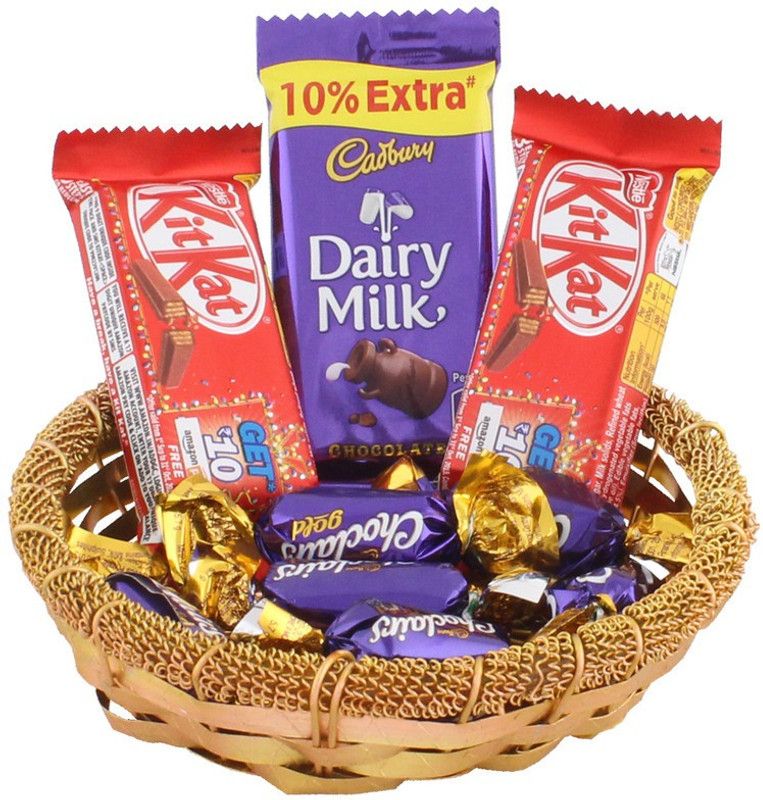 SurpriseForU Chocolate Gift | Sweet Chocolate Gift Combo  (1GoldenKatory,2Kitkat,1DairyMilk,5Choclairs)