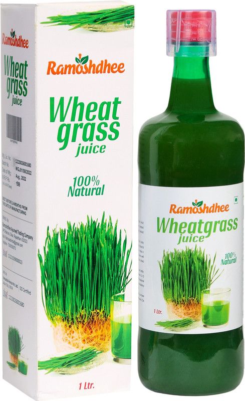 Ramoshdhee Organic Wheatgrass Juice|Natural Detoxifier for Healthy Liver|Purify Blood, 1L  (1 L)