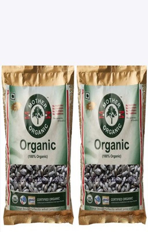 Mother Organic ORGNIC SUNFLOWER SEEDS-100G (PACK OF 2 -200GRAMS)  (200 g)