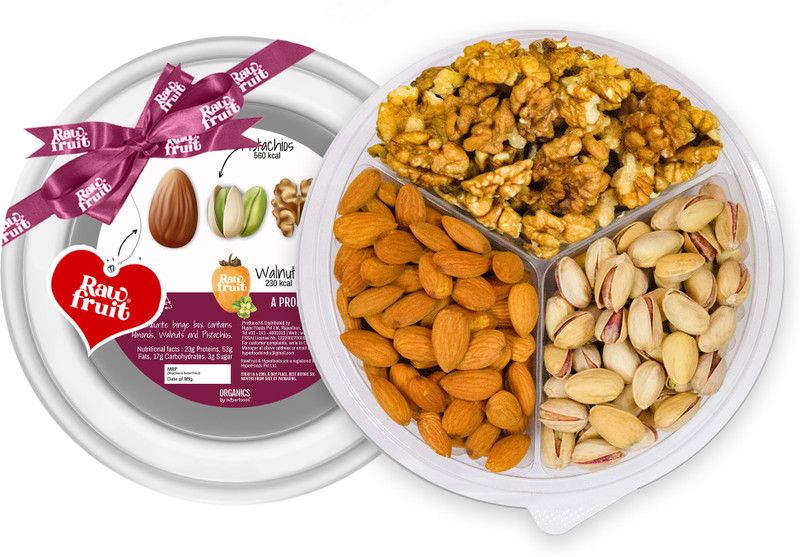 HyperFoods Binge Box Valentine's Day Dry Fruit Combo Premium Dry Fruits and Nuts Almond Badam Pista Walnut Akhrot | Valentines Day Dry Fruit Gift Pack for Boyfriend Girlfriend Wife Husband  (245 g)