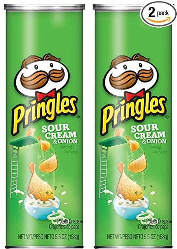 Pringles SOUR CREAM &ONION CHIPS Chips  (2 x 158 g)