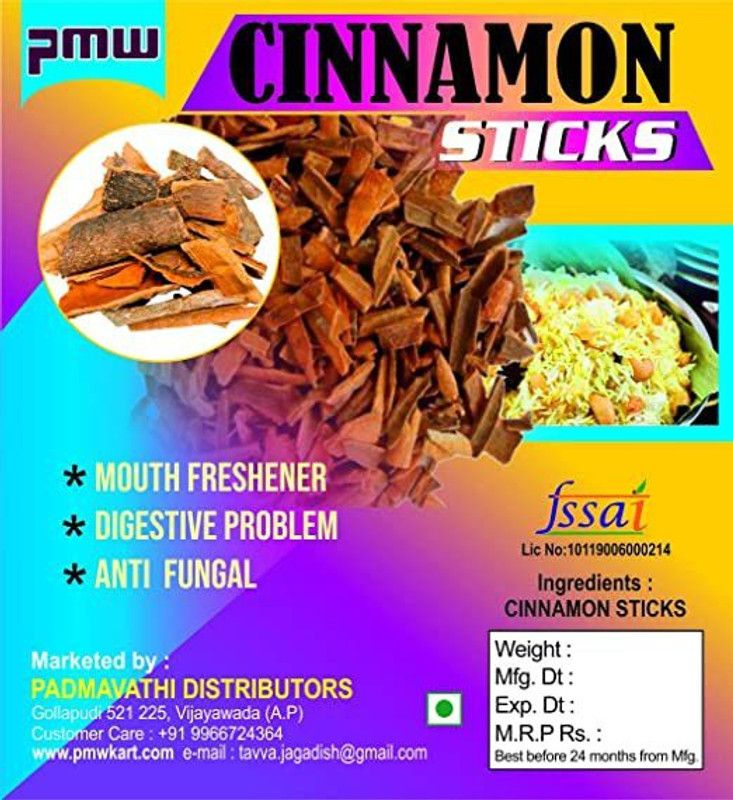 PMW Grade A Quality - Cinnamon Sticks - Dalchini Spice - 500 Grams  (500 g)