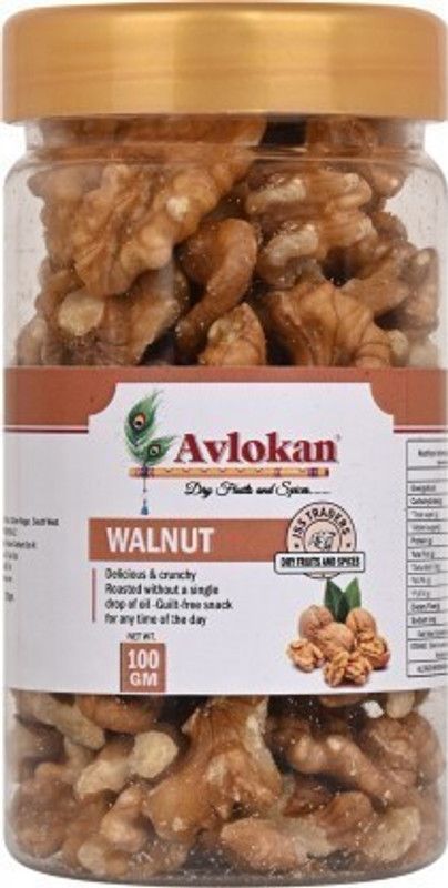 Avlokan Raw Premium Natural Inshell Kernels Value Pack Walnuts  (100 g)