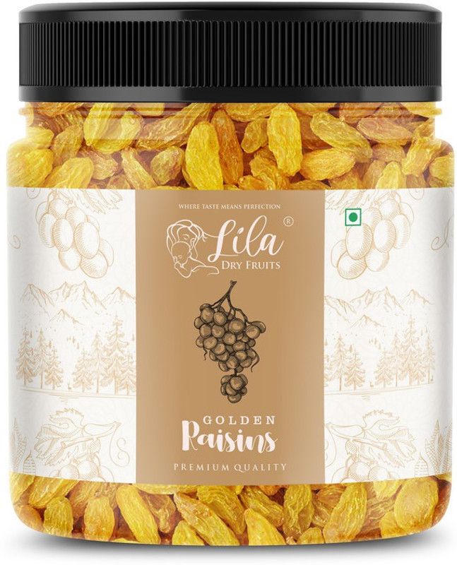 lila dry fruits Premium Dried, Nutritious & Delicious Golden Raisins| Kishmish Raisins  (50 g)