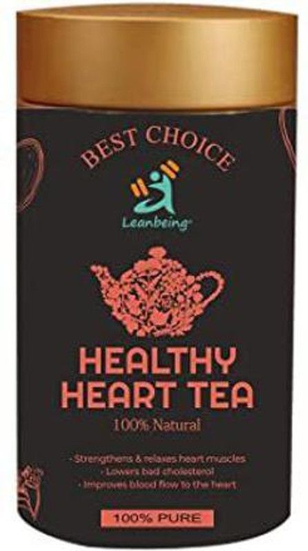 LEANBEING Healthy heart tea 100g | With benefits of Arjun chhal, Dried amla, Ashwagandha Herbal Tea Box  (100 g)