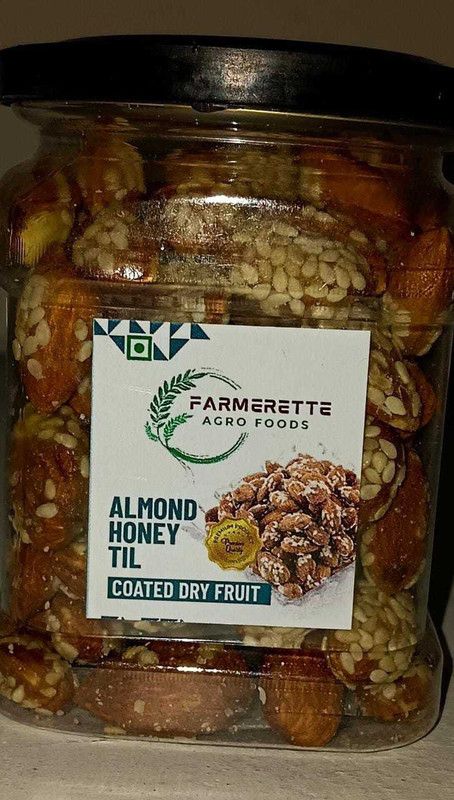 Farmerette Agro Foods Almonds Honey Til Coated Dry Fruit  (140 ml)