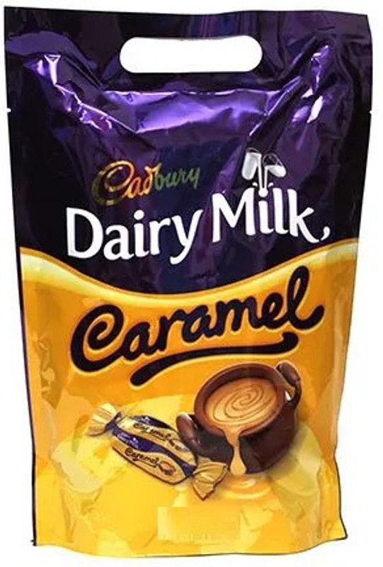 Cadbury Dairy Milk Caramel Chunks Pouch 300gm Bars  (300 g)