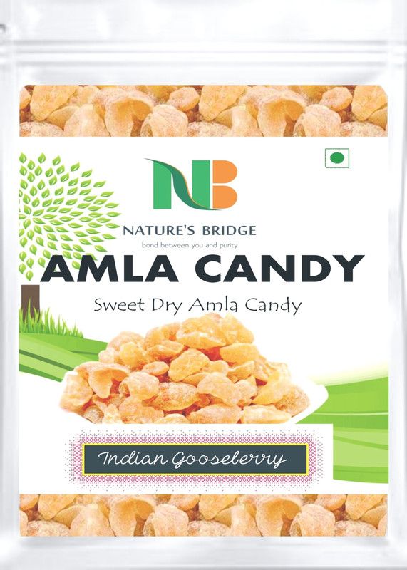 Nature's Bridge Sweet Amla Candy - 1.8 Kg / Amla Candy / Dry Amla Candy / Premium Sweet Amla Candy Sweet & Sour Sour Candy  (1800 g)