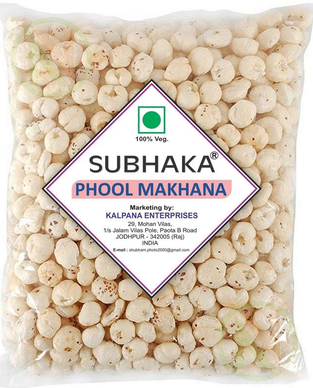 SUBHAKA Phool Makhana Gorgon Nut Puffed Phool Makhana  (200 g)