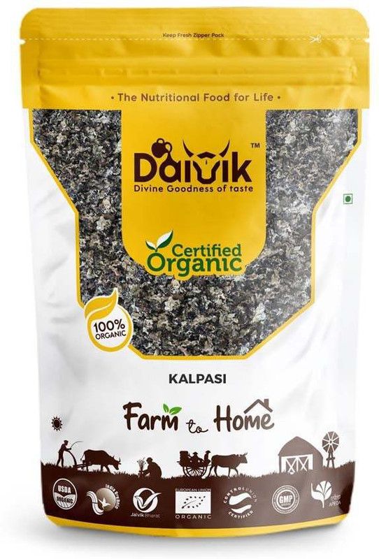 DAIVIK ORGANIC Black Stone Flower | Dagad Phool | Kalpasi, 100 g  (100 g)