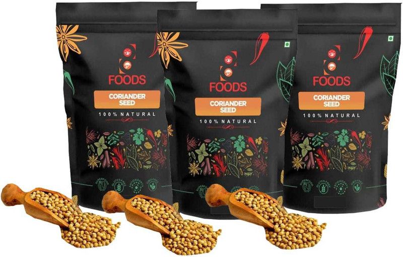 The8Foods 100% Natural coriander seed  (300 g)