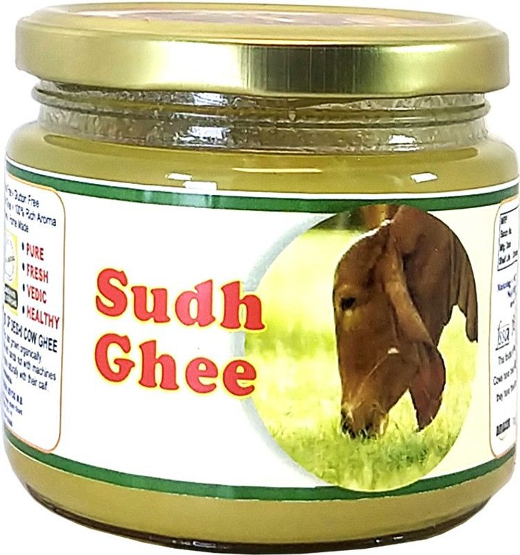 OCB Sudh Ghee A2 Cow Milk Desi Ghee Pure (Village Made Desi Cow Milk Ghee) Ghee 250 g Glass Bottle