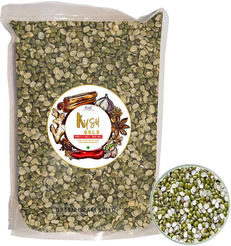 Kush Gold Green Moong Dal (Split)  (500 g)