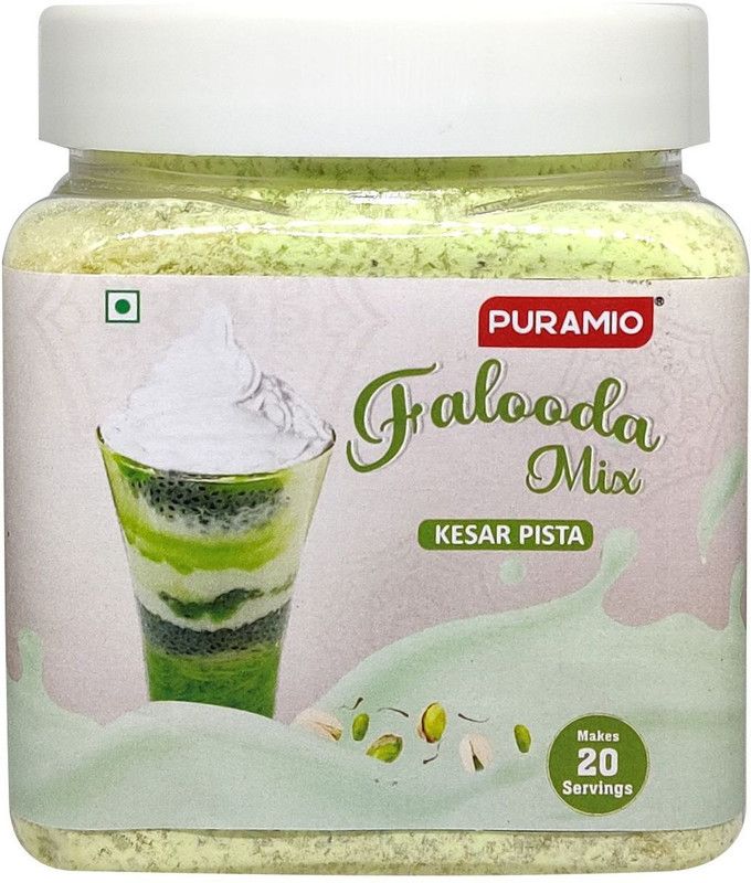 PURAMIO Falooda Mix- Kesar Pista, 500 g