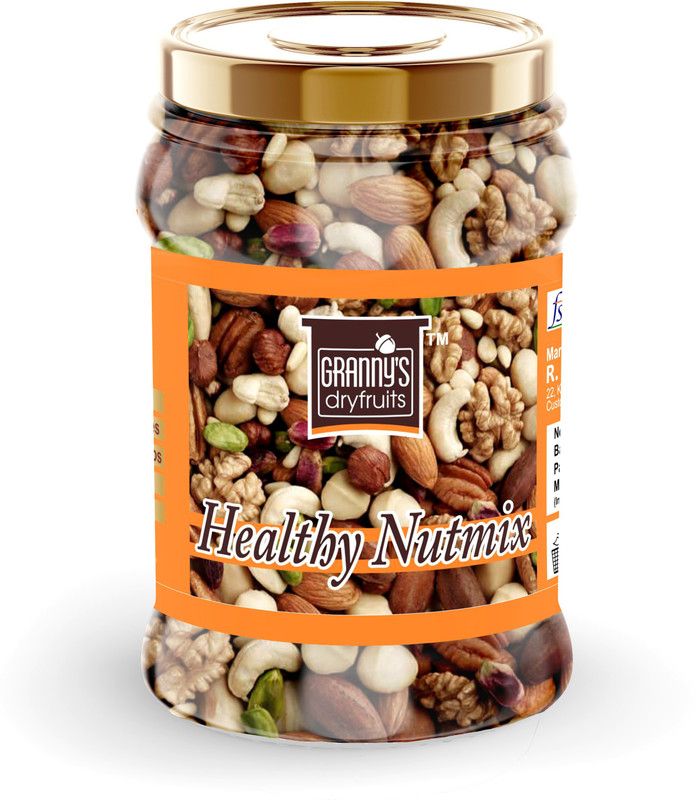 Grannys Dryfruits Healthy Nutmix|Fitness Trail Mix| Mixed Dryfruits |Premium Nutmix(325 grams) Almonds, Cranberries, Hazelnuts, Walnuts, Pistachios  (325 g)