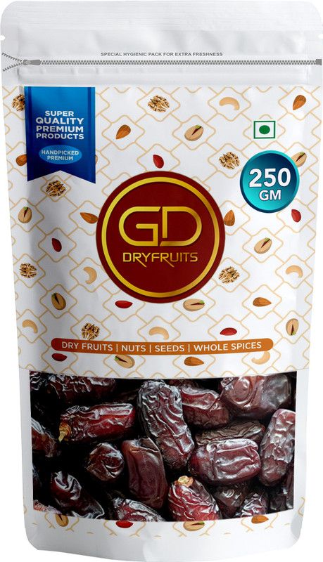 GD Safavi Dates | Kalmi Dates| 250gm (Pack of 1) Dates  (250 g)
