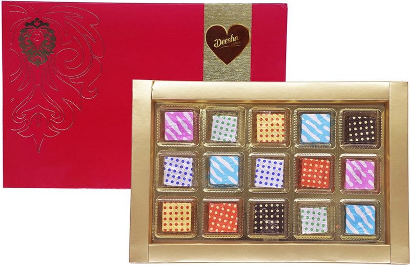 Deesha foods Deesha Orange Chocolates 15 Fudges  (200 g)