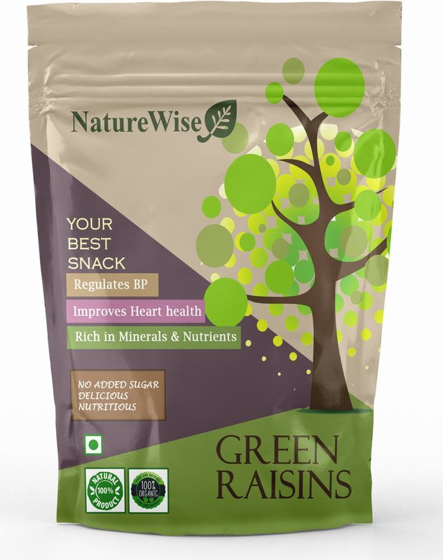 Naturewise Seedless Green Raisins Raisins (Premium)238S Raisins  (1500 g)