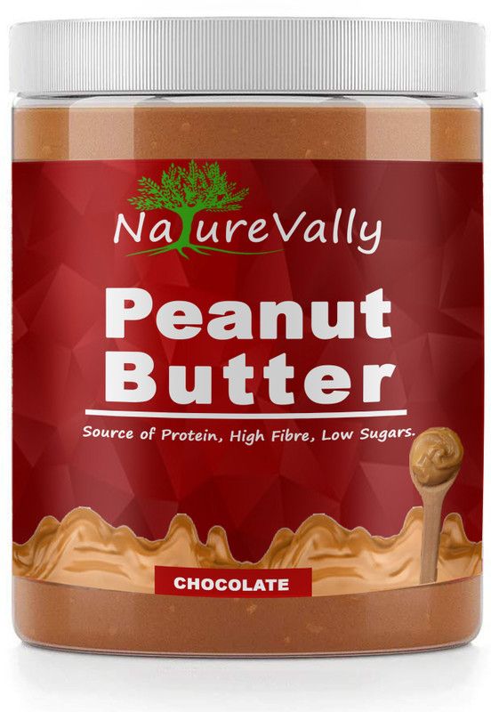 NatureVally Chocolate Peanut Butter 500g | Non GMO Peanut Butter| Rich in Protein Pro 500 g