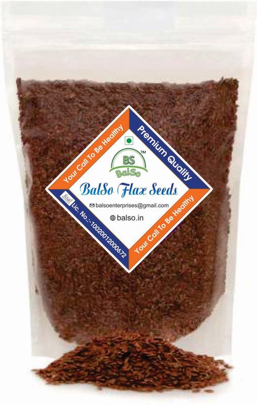 BalSo BS-Organic Flax Seeds Raw Superfood for Weight Loss (Alsi Seeds) (100 g) Brown Flax Seeds  (100 g)